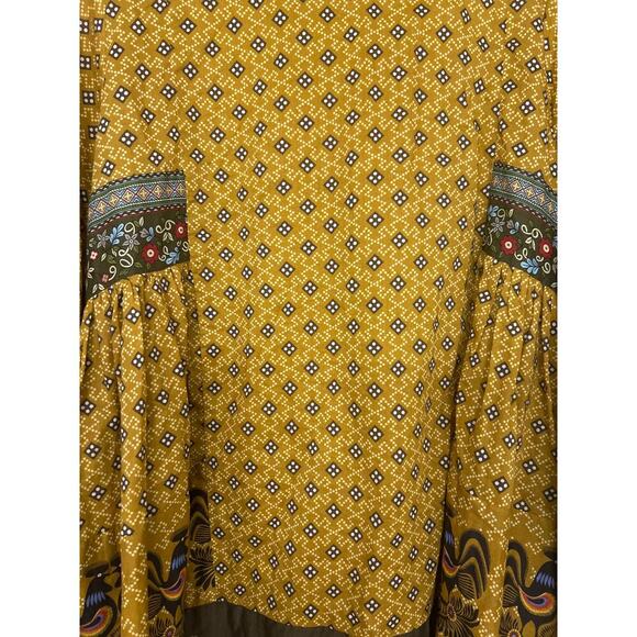 NL Pret Pima CottonYellow Gold  Digital Printed Stitched Lawn Tunic/Dress 10 - Picture 12 of 15